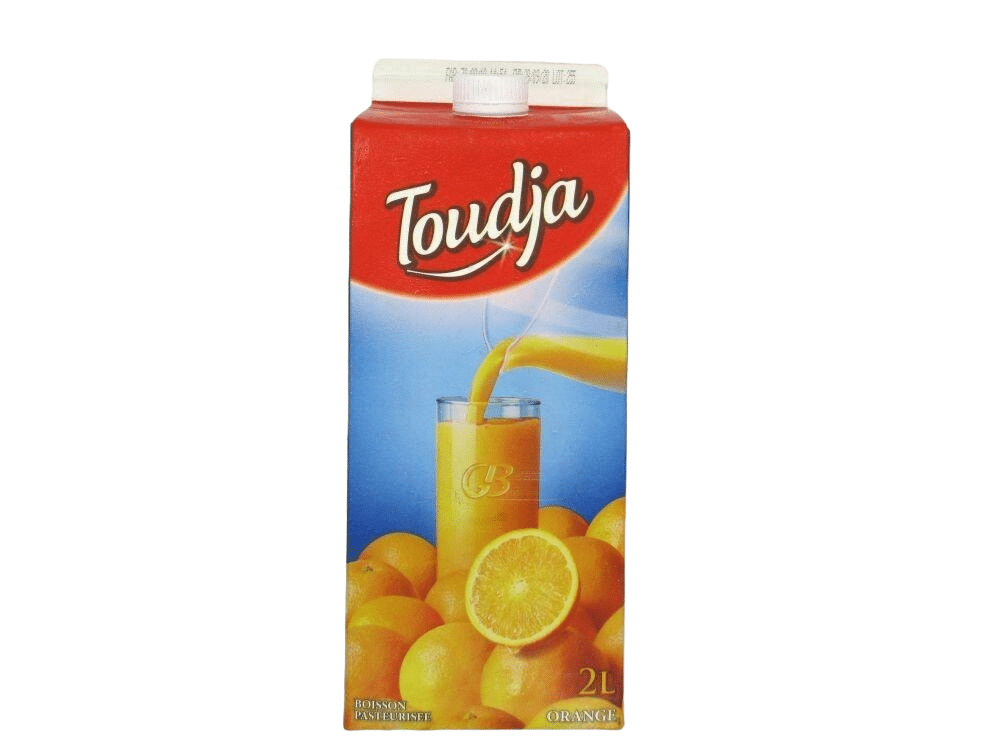 Boisson fruitée Toudja - Orange - paqu.2L