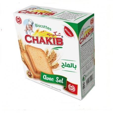 Biscottes Chakib - avec sel - 230g