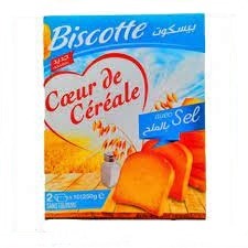 Biscottes Coeur de Céréale - avec sel - 200g