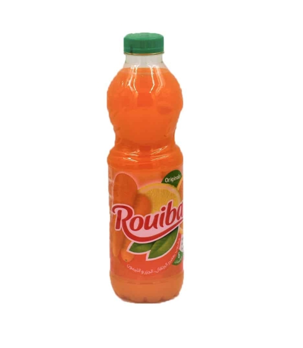 Boisson au jus d'orange carotte et citron Rouiba -bout.1L