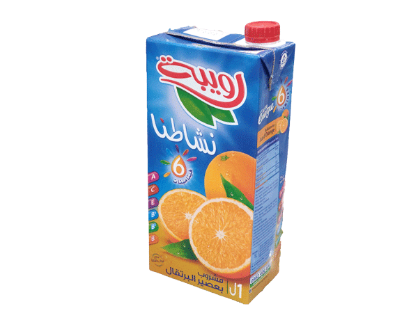 Boisson au jus d'orange Rouiba - paqu.1L