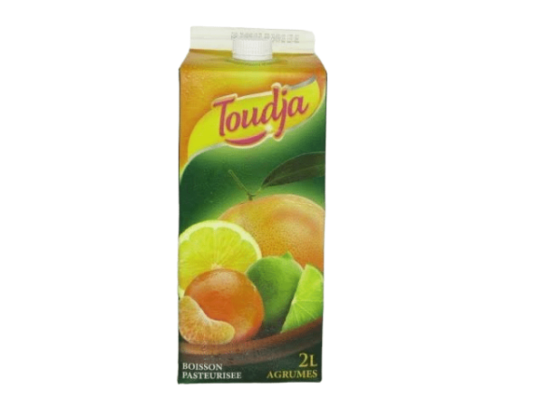 Boisson fruitée Toudja - Agrumes - paqu.2L