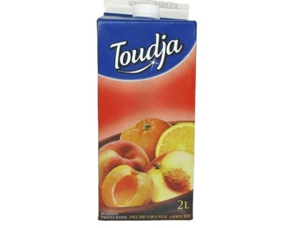 Boisson fruitée Toudja - Pêche Abricot Orange - paqu.2L