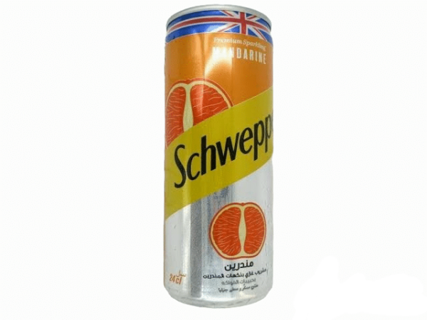 Canette Schweppes - Mandarine - 24cl