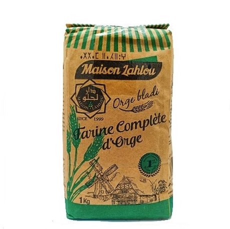 Farine complète d'orge - Maison Lahlou - 1kg