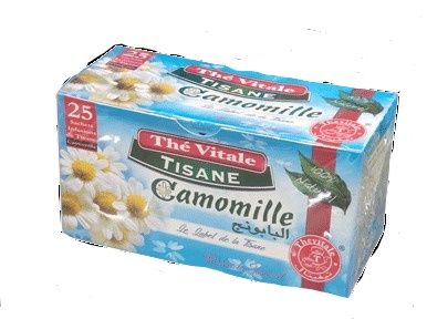 Infusion de tisane Thé Vital - Camomille - 25s