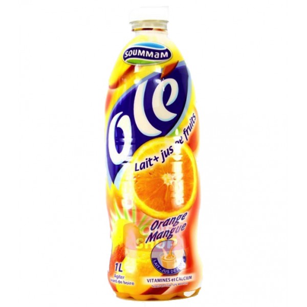 Lait+jus de fruit Olé Orange-Mangue -1L