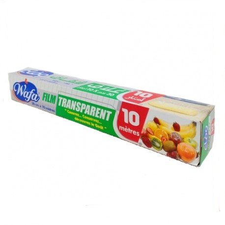 Rouleau film transparent - Wafa - 10 mètres