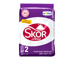 Sucre blanc cristallisé Skor - 2kg