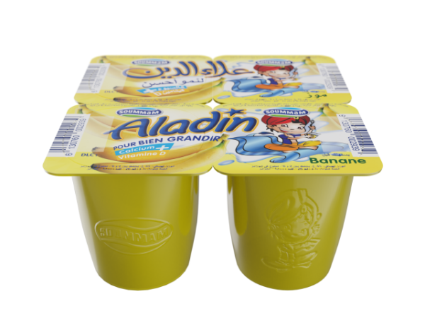 Yaourt Aladin - Soummam - Banane - 45g