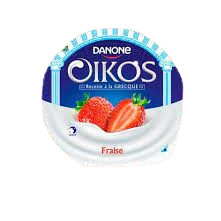 Yaourt Oikos - recette à la grecque - sur un colis de Fraise - 100g