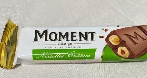 Barre de chocolat Moment - Noisettes entières