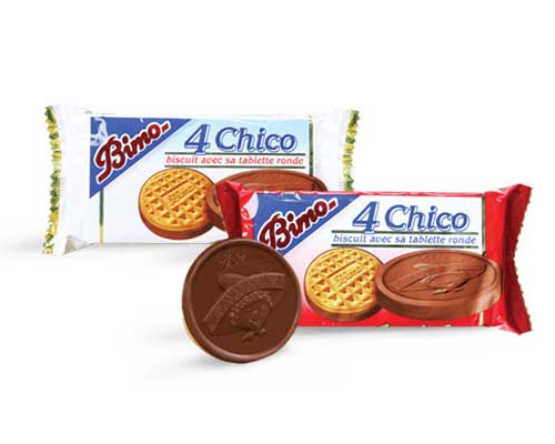 Biscuit avec sa tablette ronde -4 chico - Bimo