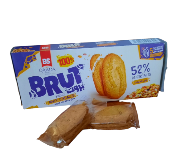 Biscuits Multi céréales BRUT Qaada - 52% de céréales