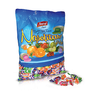 Bonbons souples fourrés Napolitano - bleu - 700g