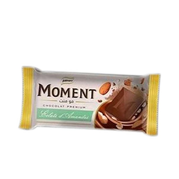 Chocolat Moment - éclats d'amandes - 100g