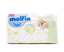 Couches bébé Molfix - N1 - nouveau-né - 40pcs