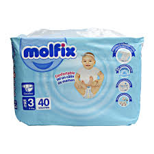 Couches bébé Molfix - N3 - 40pcs