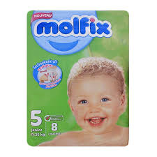 Couches bébé Molfix - N5 - 8pcs