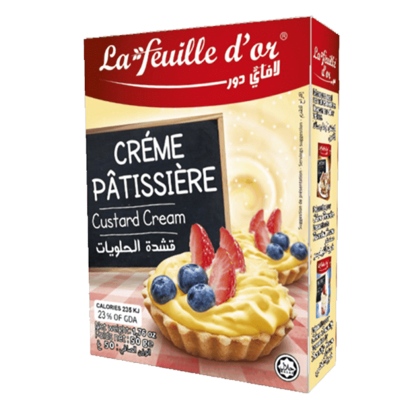 Crème Pâtissière La Feuille d'Or - Vanille 90g