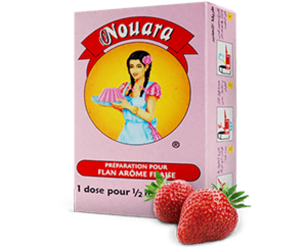 Flan Nouara Fraise - 50g