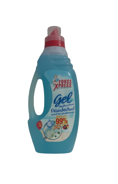 Force Xpress Gel Désinfectant Multi Surfaces 1l |