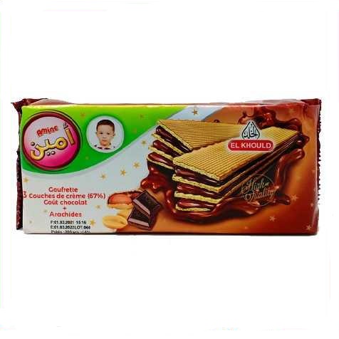 Gaufrette Amine - chocolat - 200g