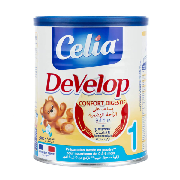 Lait Celia Develop - Confort digestif - 1er age 0 à 6 mois - 400g