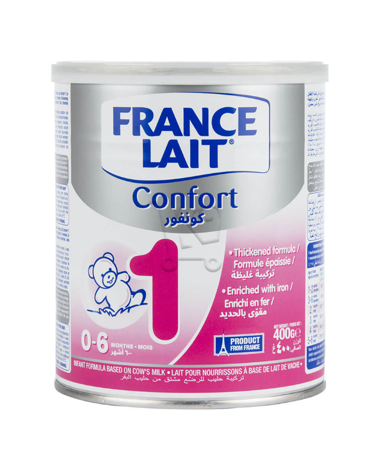 Lait France Lait Confort 1ère age - 0 à 6 mois - 400g