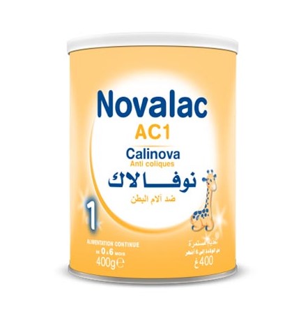 Lait Novalac AC 1 Confort - 1er age - 0 à 6 mois - 400g