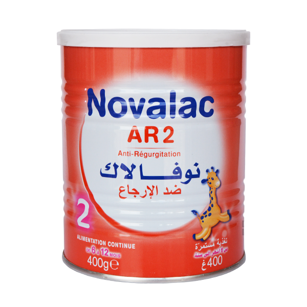 Lait Novalac AR2 - 2ème age - 6 à 12 mois - 400g