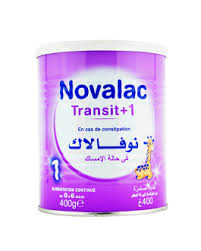 Lait Novalac transit + 1 - 1er age - 0 à 6 mois - 400g