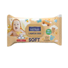 Lingettes Venus - Soft - 72 pcs