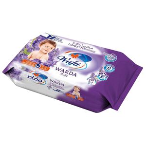 Lingettes Wafa Warda -lavande- 72pcs