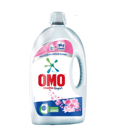 Liquide linge OMO Matic - Confort- 2.5L