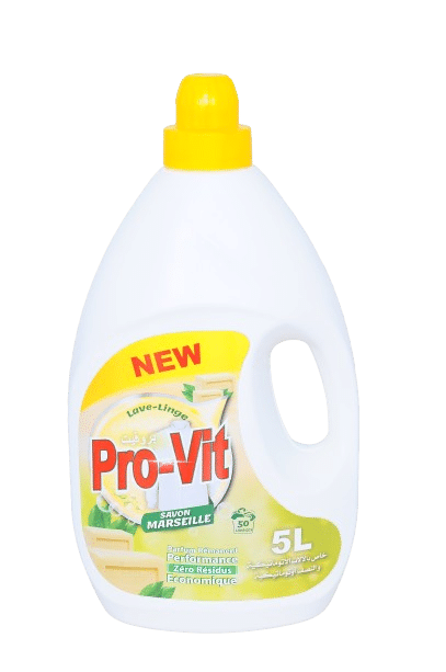 Liquide linge Pro-Vit - Savon de Marseille - 5L