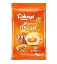 Madeleine Dulcesol - Fourrée saveur abricot - 6pcs