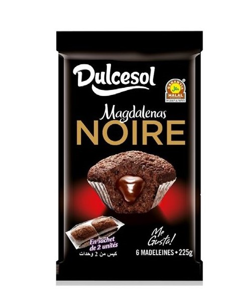 Madeleines Dulcesol - Noire - 6pcs