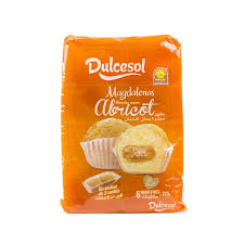 Madeleines fourrée - Dulcesol - saveur abricot - 6pcs