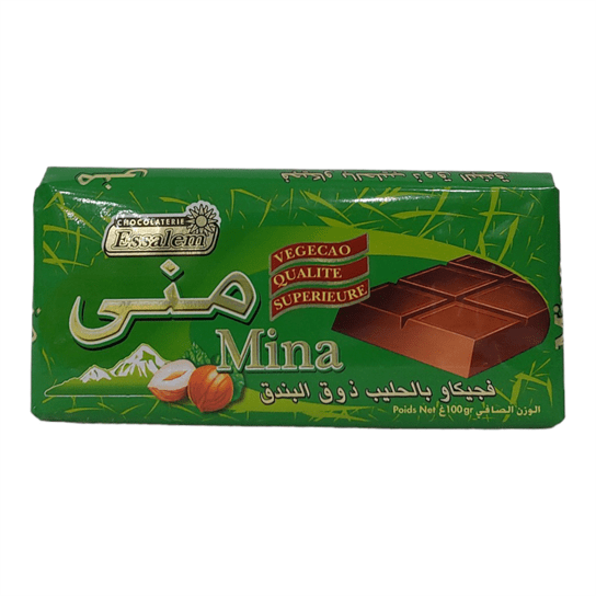 Mina chocolat noire au noisette 100g شكلاطة سوداء بالبندق