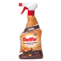 Nettoyant meubles Dorilflor - parfumé à l'orange -Marron- 1L