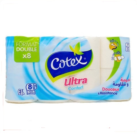 Papier hygiénique Cotex Ultra confort- 8 pcs