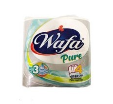 Papier hygiénique Wafa Pure - 4 pcs