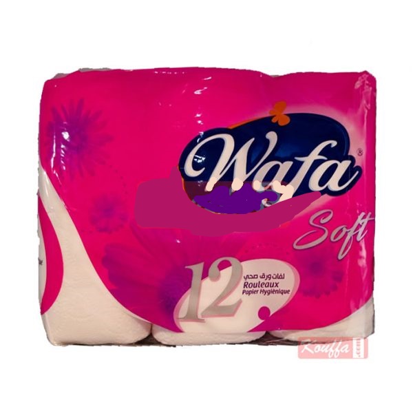 Papier hygiénique Wafa Soft - 12 pcs