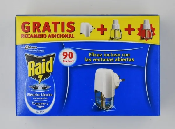Raid Diffuseur Electrico Liquido + 02 Recharge |
