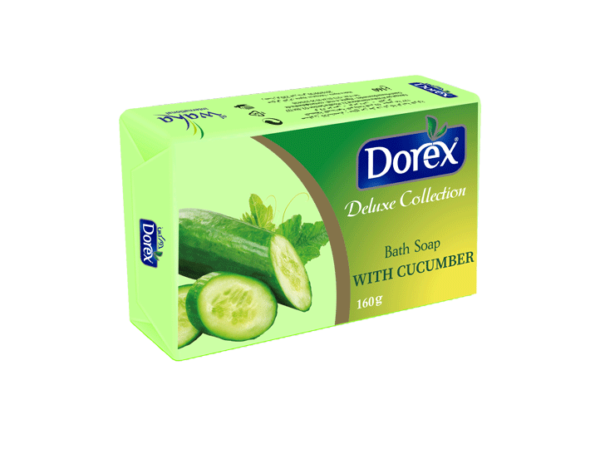 Savonnettes Dorex - Deluxe collection - à l'Extrait de concombre - 160g