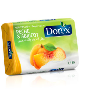 Savonnettes Dorex - Pêche Abricot - 125g