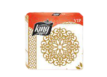 Serviettes de table imprimées King Top - 50pcs