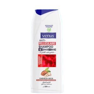 Shampooing et aprés shampooing Anti-pelliculaire Venus - Amande douce - Cheveux secs -250ml