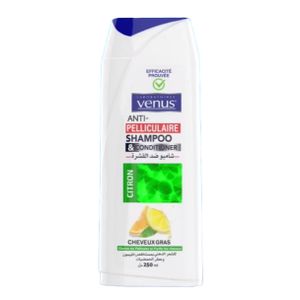 Shampooing et aprés shampooing Anti-pelliculaire Venus - Citron - Cheveux gras - 250ml